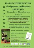 1ère RENCONTRE DES VINS : de vignerons vinificateurs ARVIEU(I2)