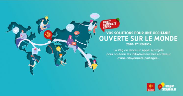 Région Occitanie : Occitanie ouverte sur le monde : 2e édition du budget participatif