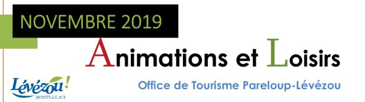 Novembre 2019 Animation et loisirs en Lévézou